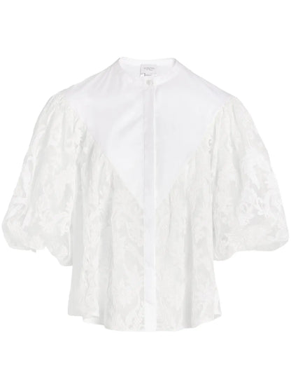 Embroidered Lace Blouse