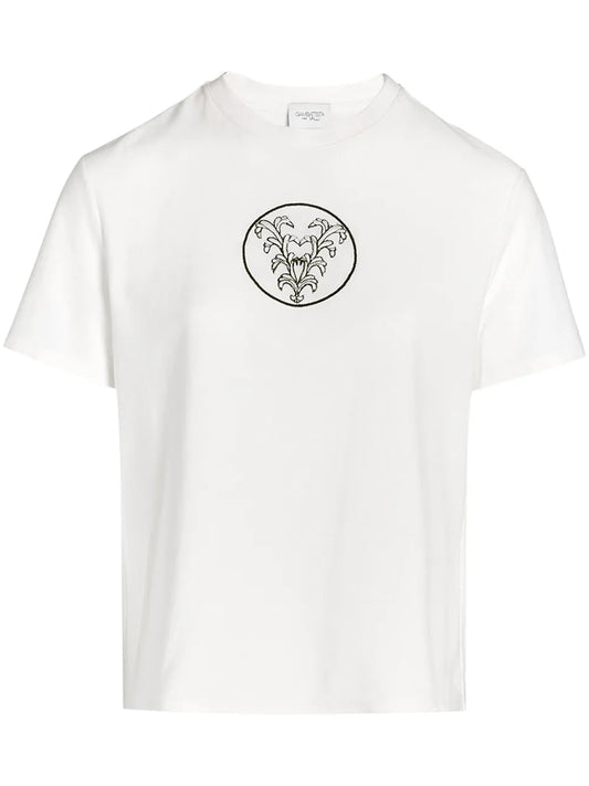 Embroidered V T-Shirt