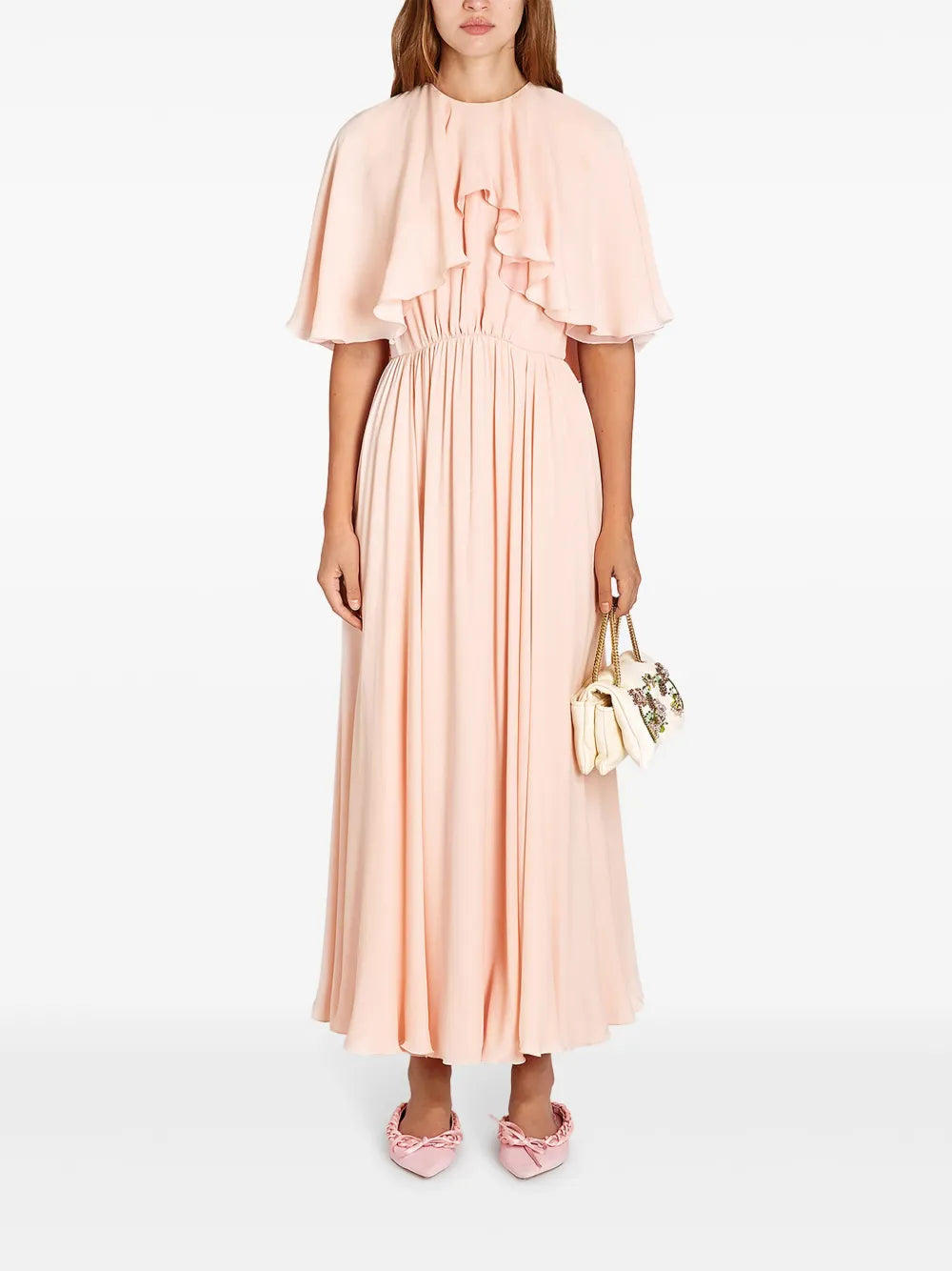 Crepe Midi Dress