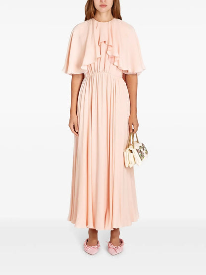 Crepe Midi Dress