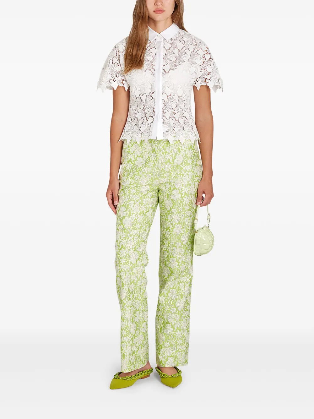 Tender Spring Cloque Trousers