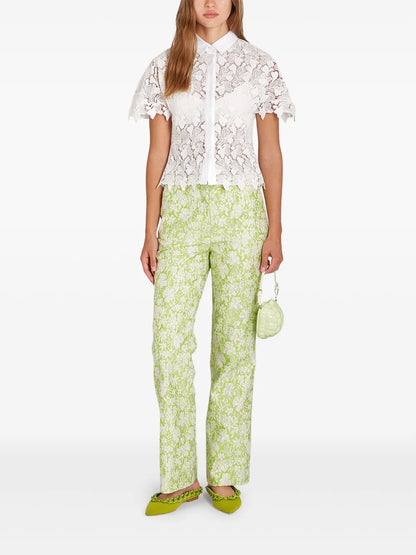 Tender Spring Cloque Trousers