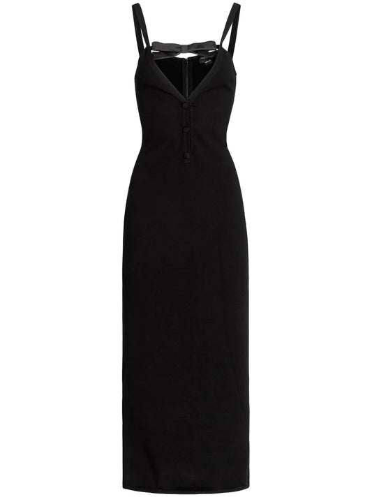 Cut-Out Detailing Long Dress