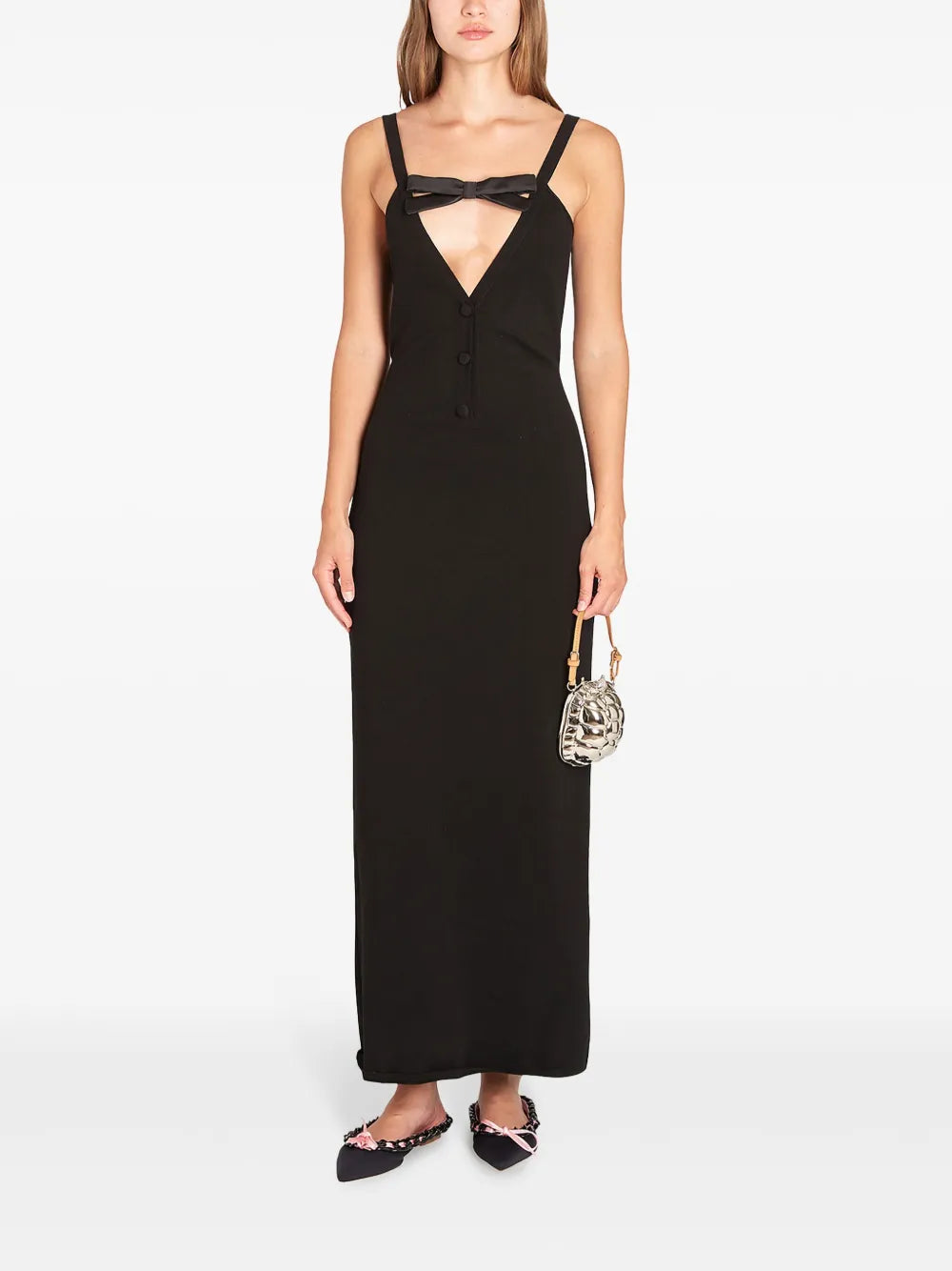 Cut-Out Detailing Long Dress