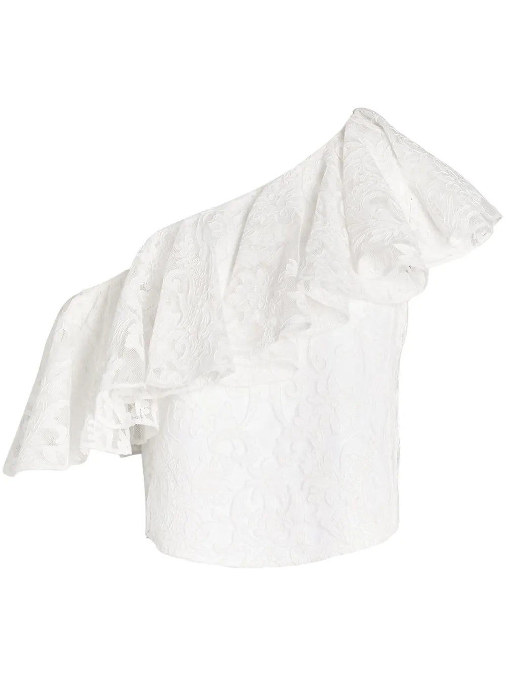 One-Shoulder Lace Blouse