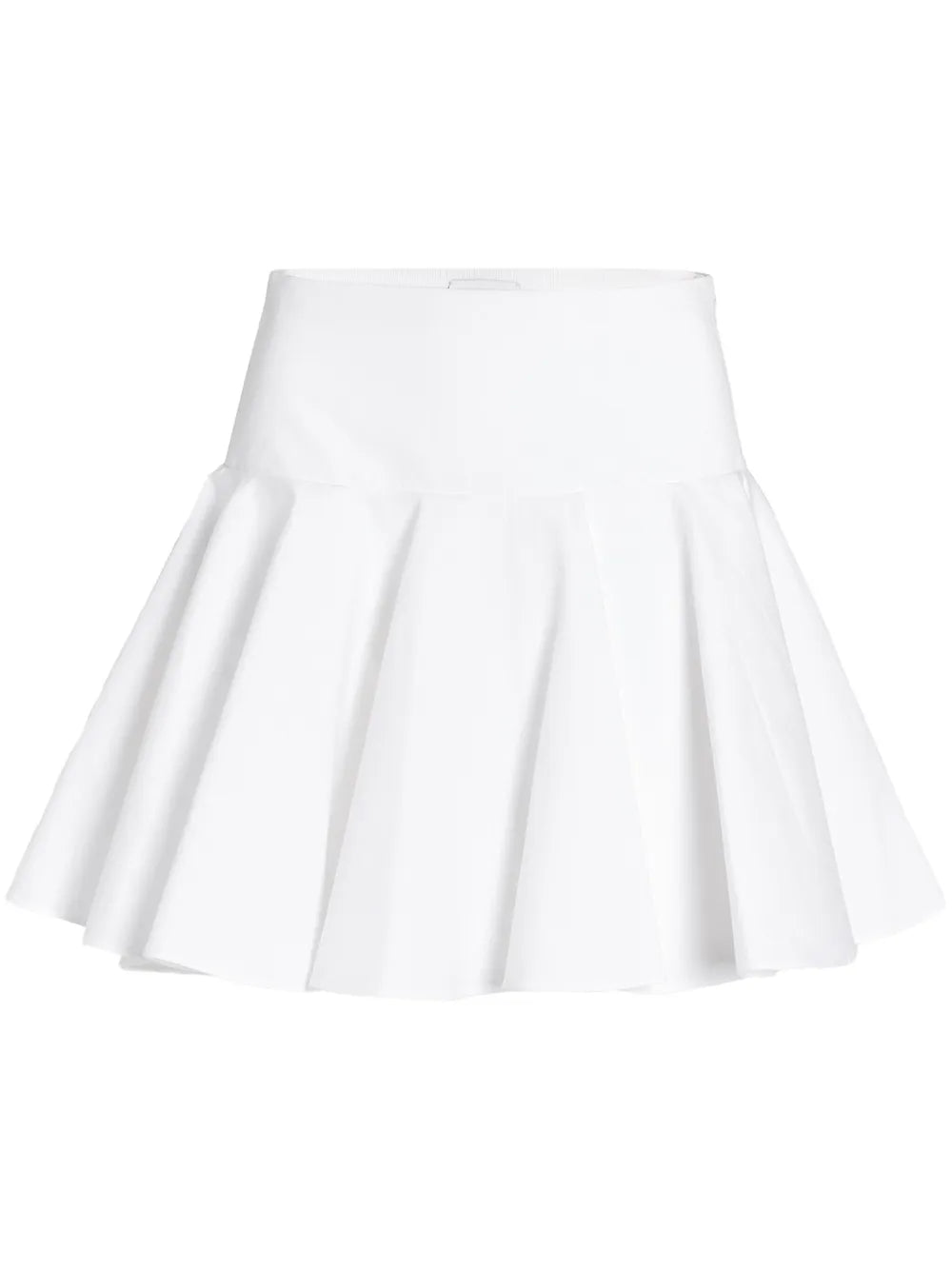 Poplin Flared Mini Skirt