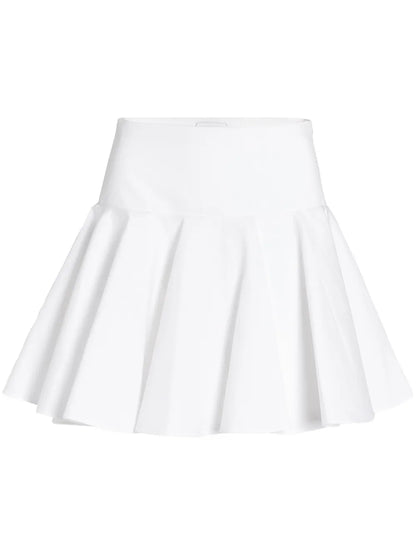 Poplin Flared Mini Skirt