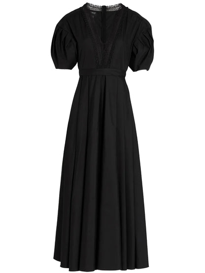 Poplin Midi Dress