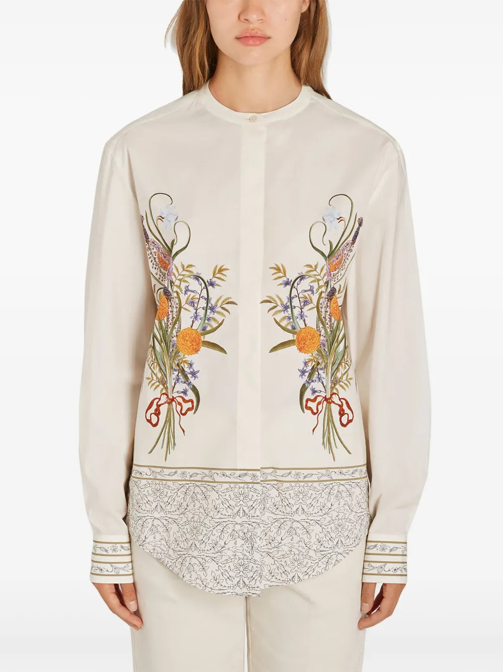 Marigold Bouquets Blouse