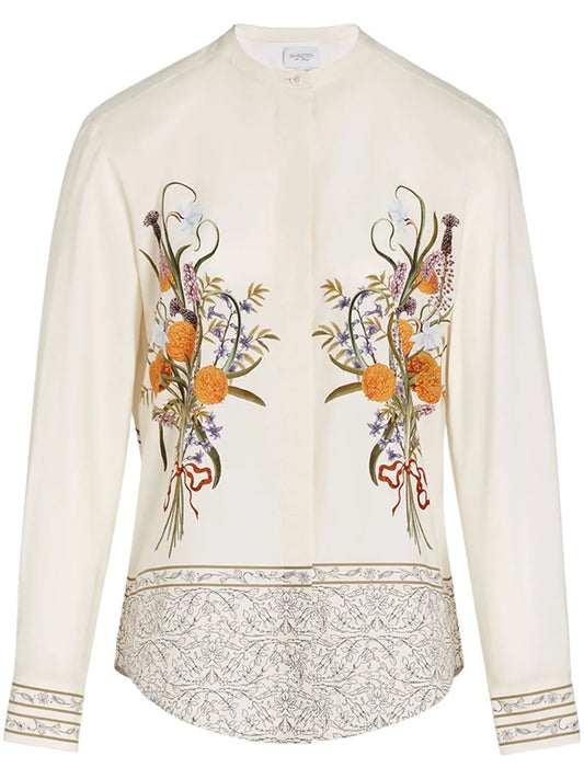 Marigold Bouquets Blouse