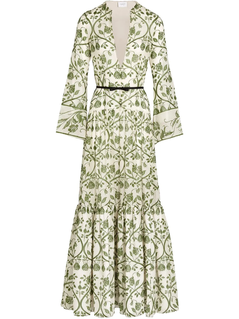 Floral-Print Kaftan Dress