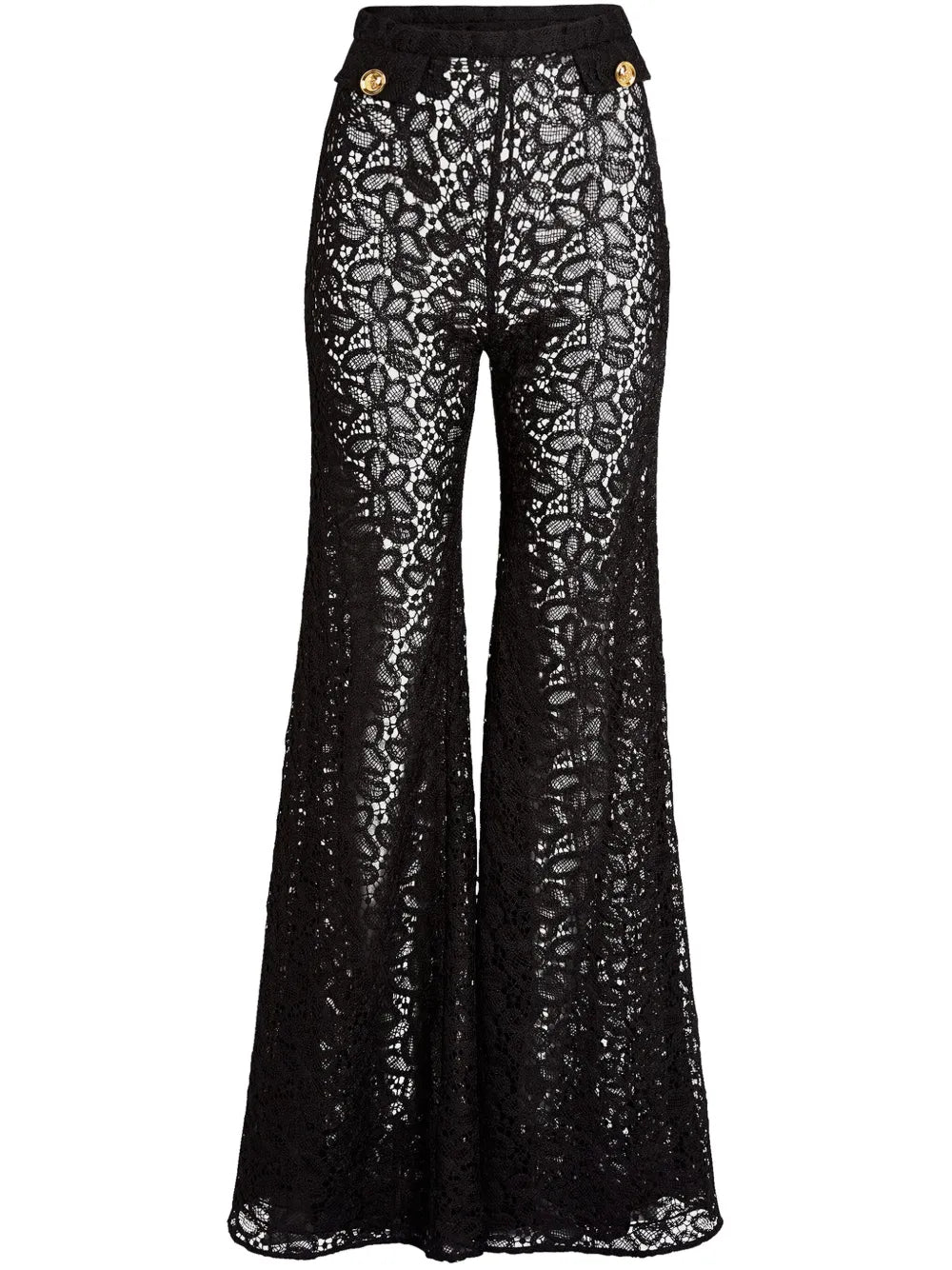 Lace Flared Trousers