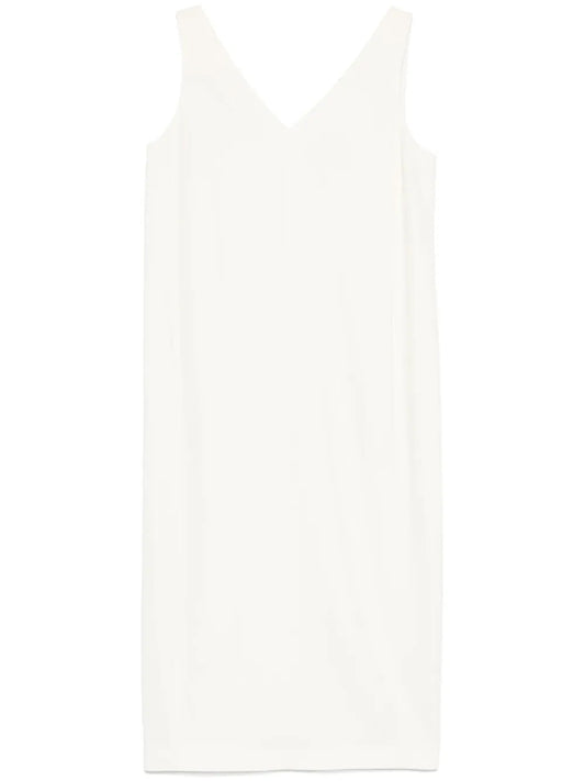 V-Neck Midi Dress