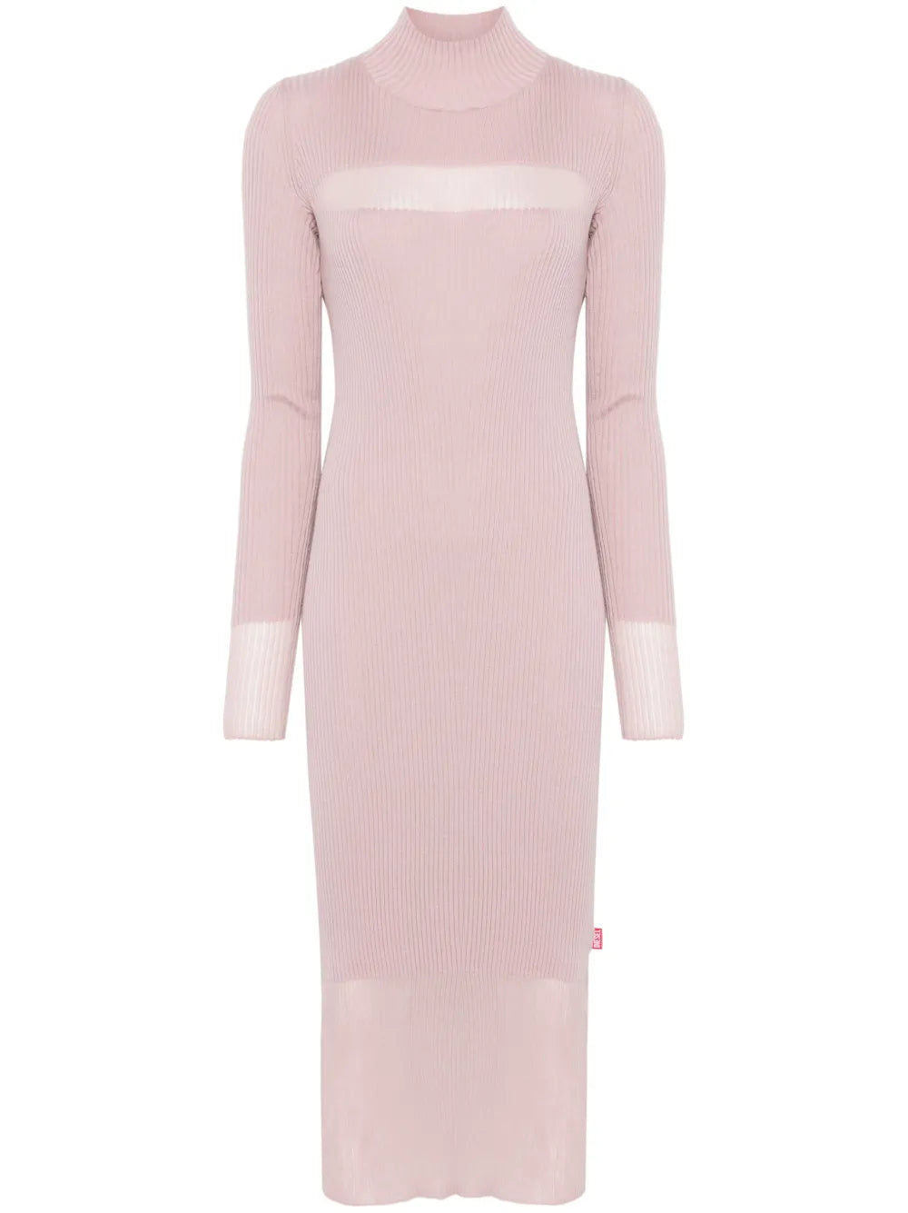 Ribbed-Knit Midi Dress