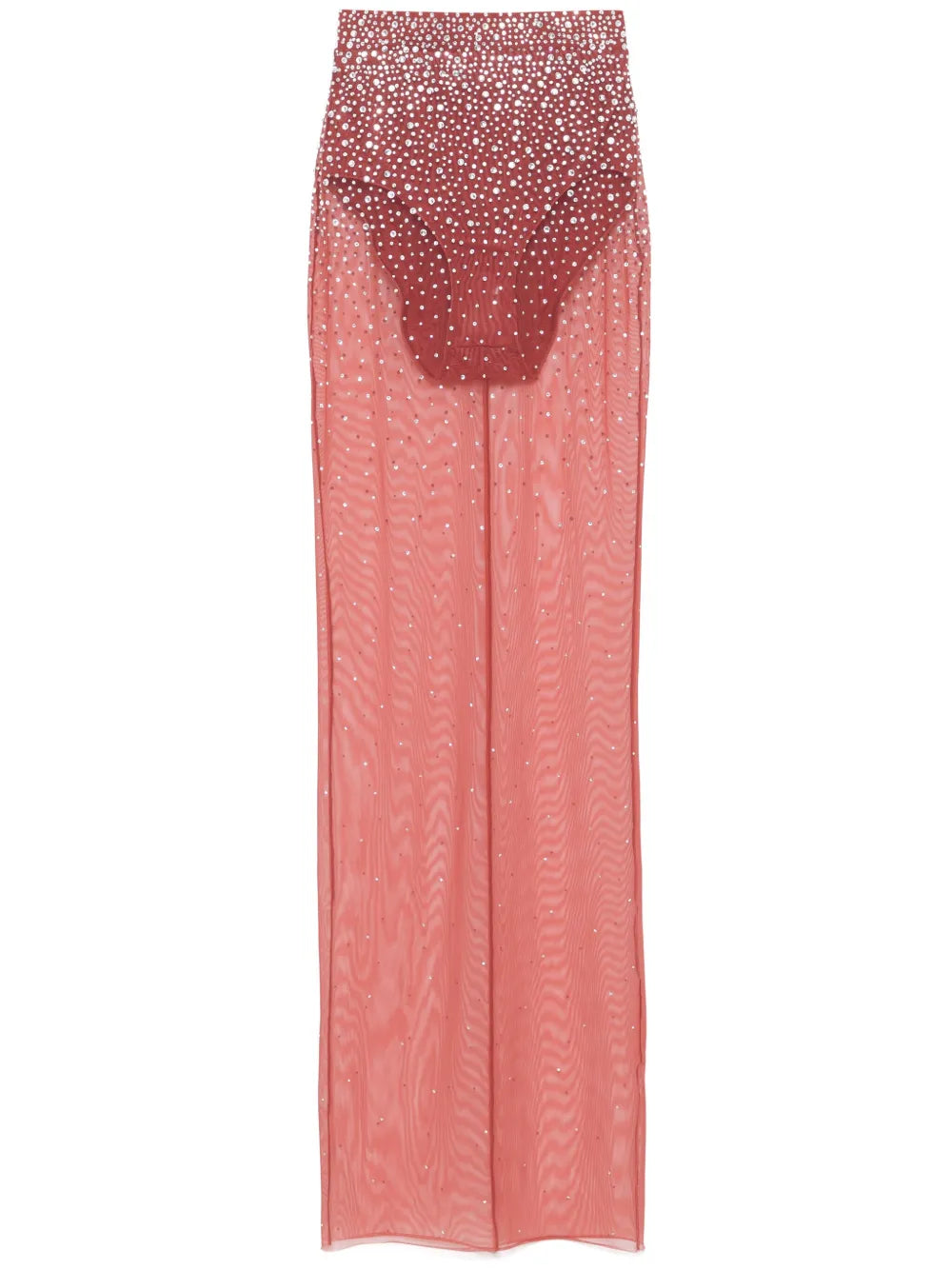 Crystal Mesh Maxi Skirt