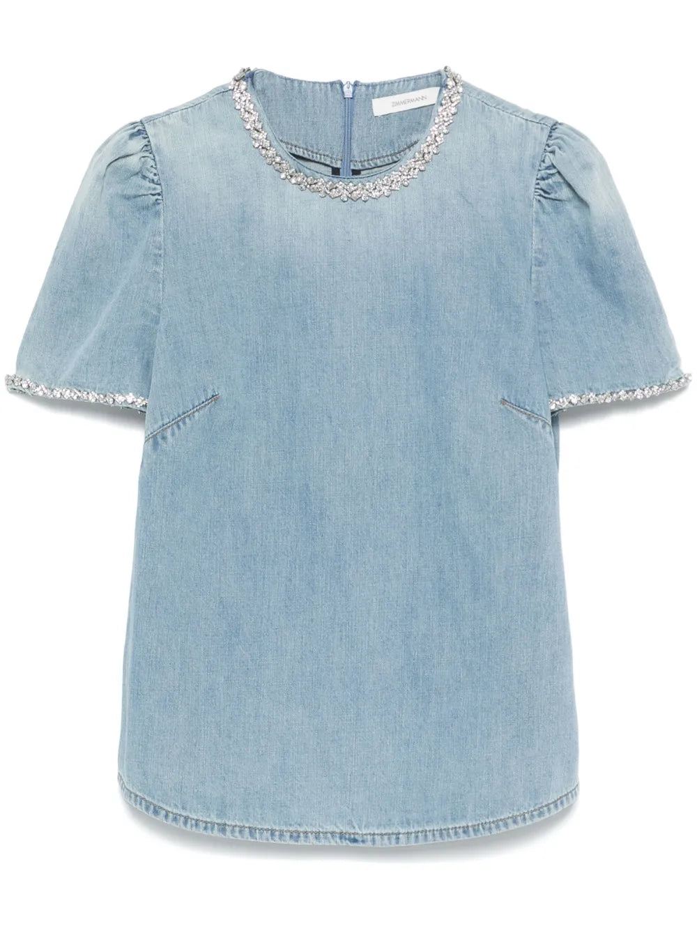 Crush Denim Blouse