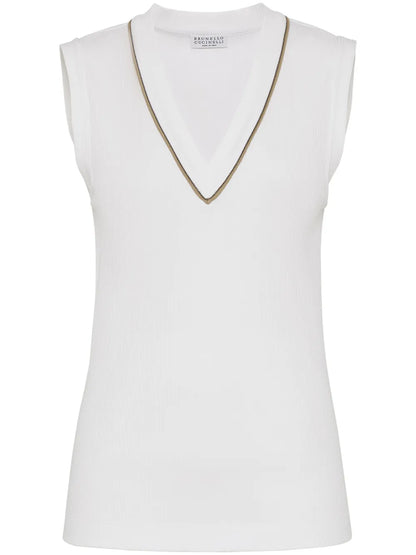 Ribbed-Knit Vest