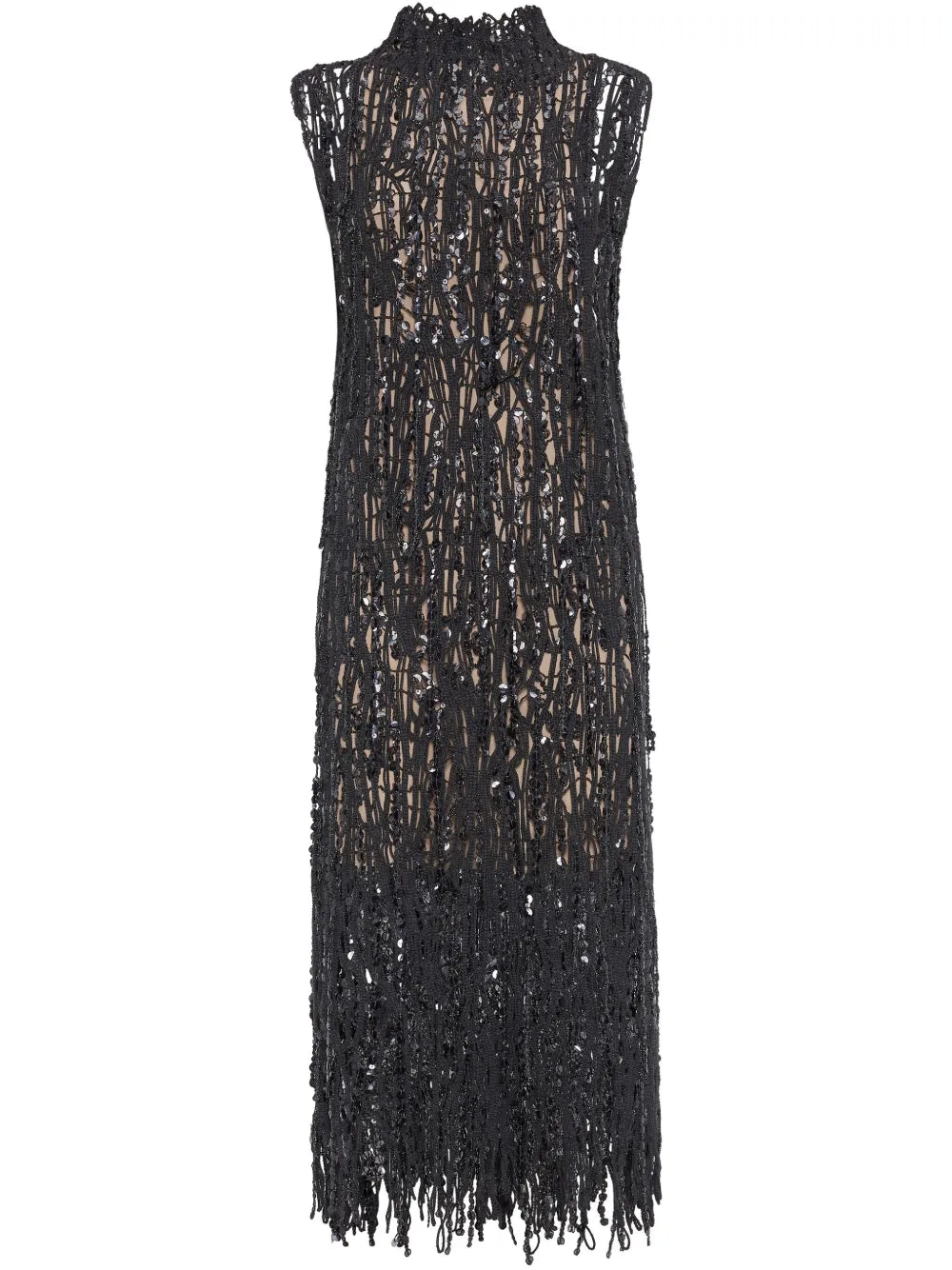 Dazzling Abstract Embroidered Dress