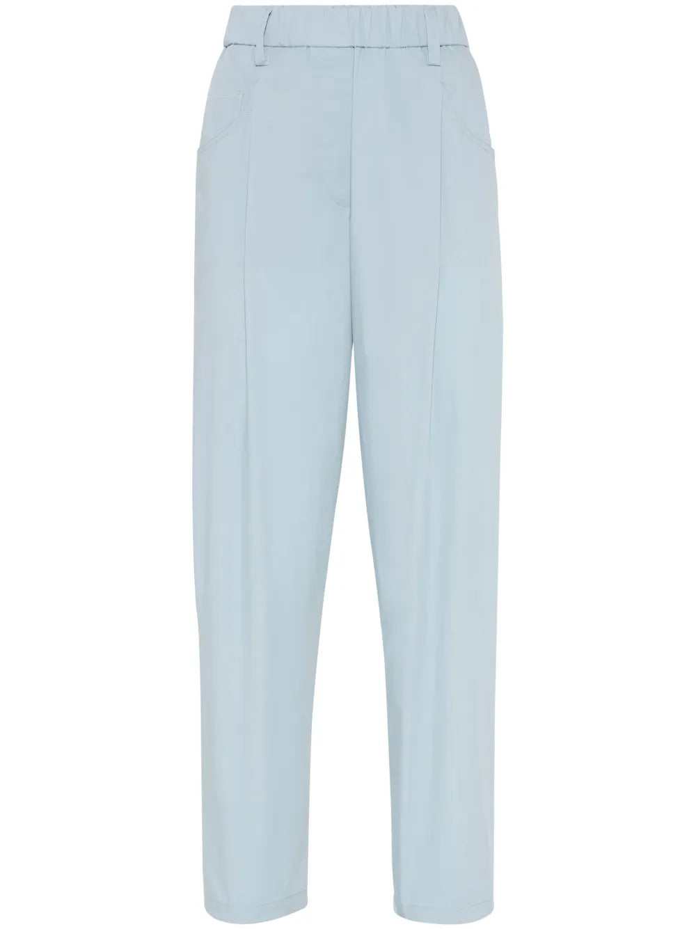 Monili Chain-Detail Straight-Leg Trousers