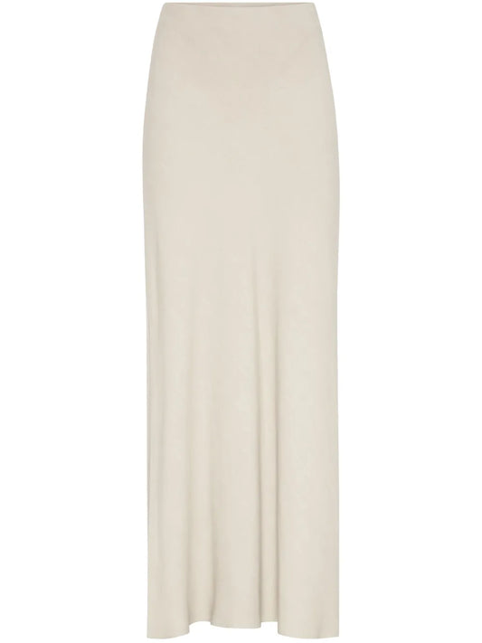 Bias-Cut Maxi Skirt