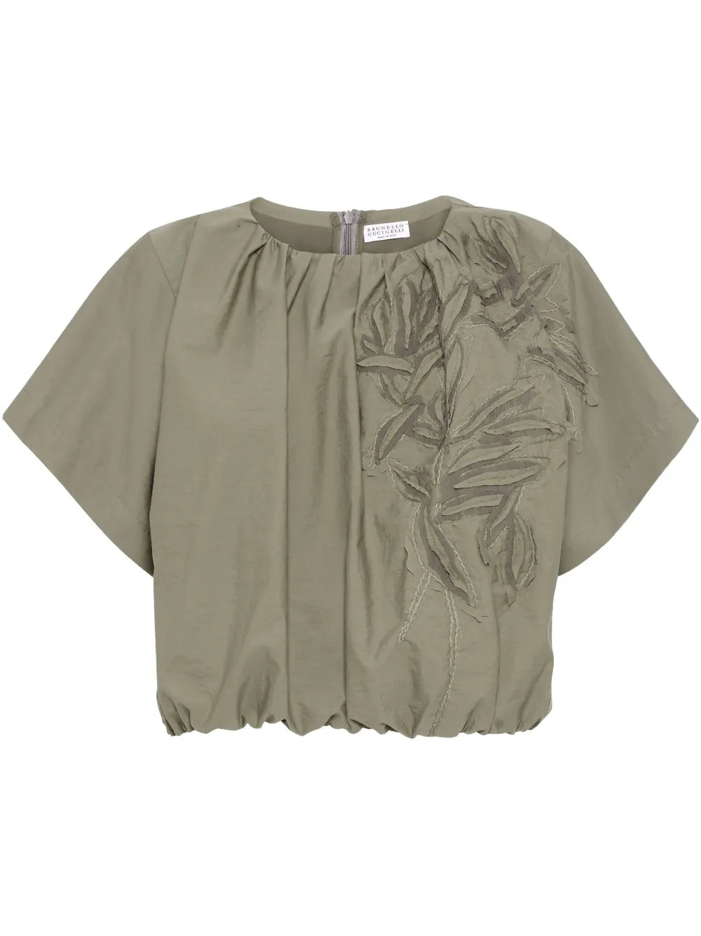 Flora-Appliqué Blouse