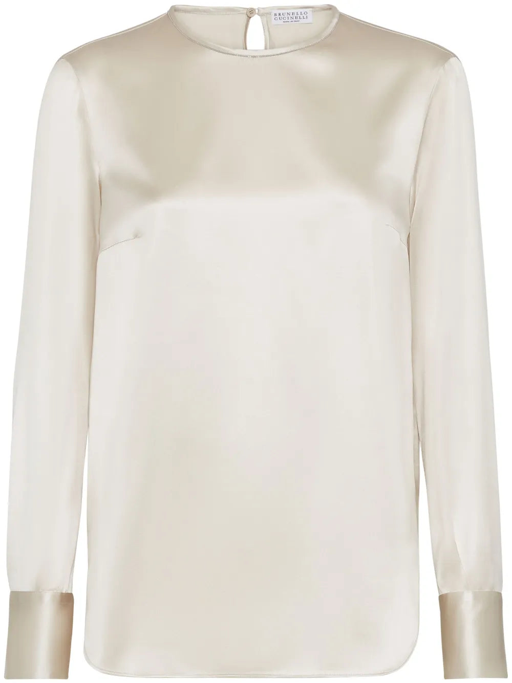 Satin Long-Sleeve T-Shirt