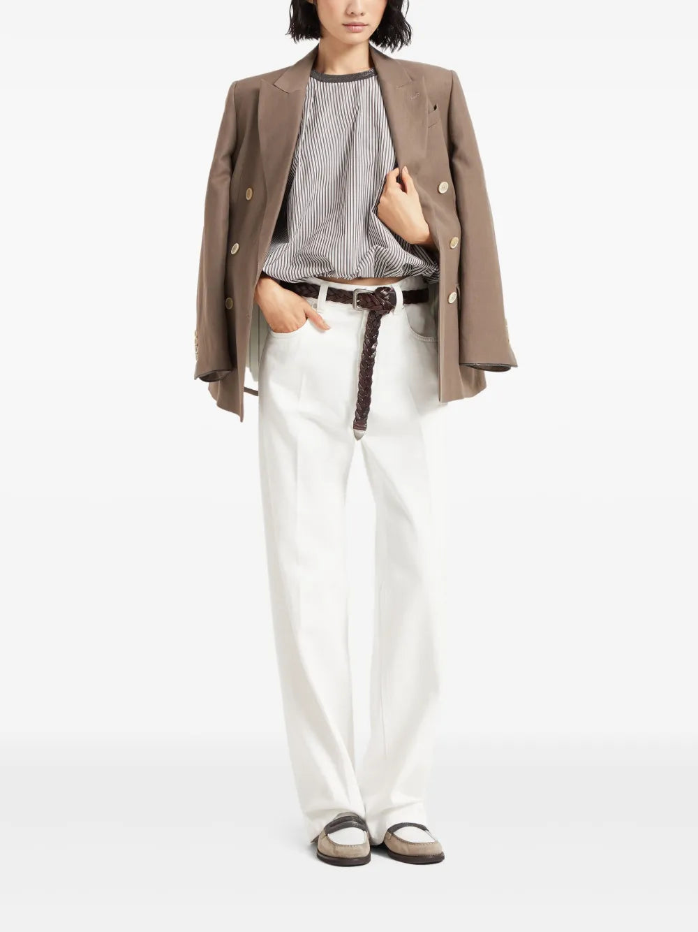 Striped Puffball Top