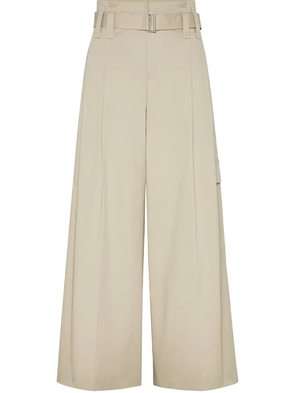 Pleat-Detailing Tailored Trousers