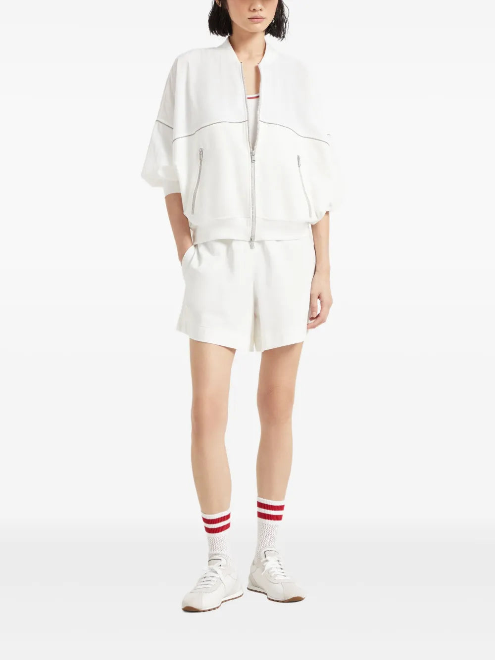 Panelled Track Shorts