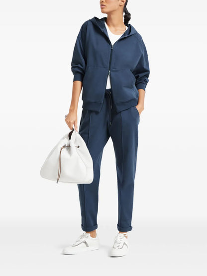 Monili-Embellished Hoodie