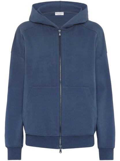 Monili-Embellished Hoodie