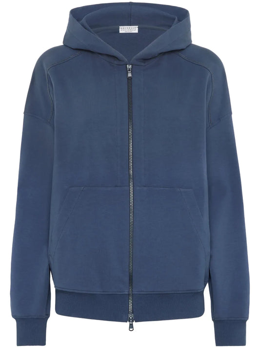 Monili-Embellished Hoodie