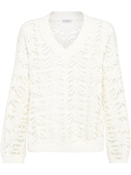 Foliage-Knit Sweater