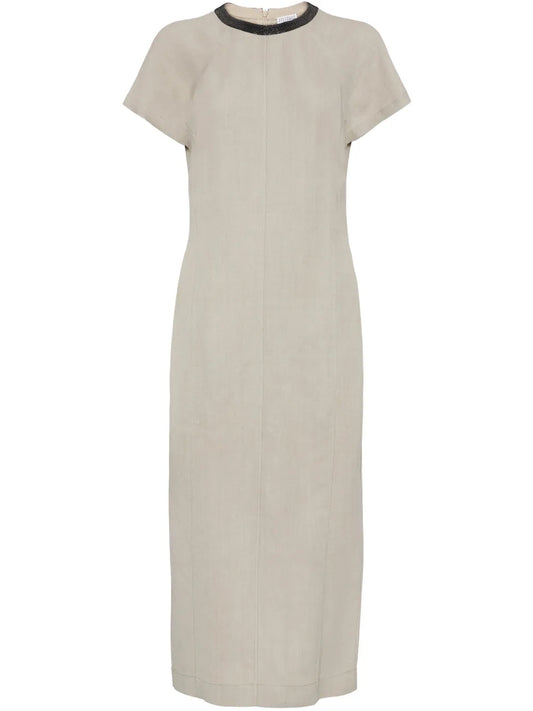 Monili-Embellished Dress