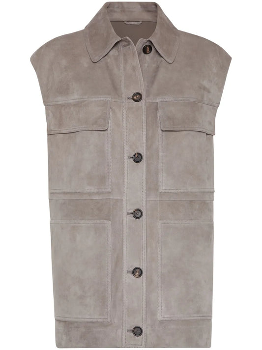 Suede Vest