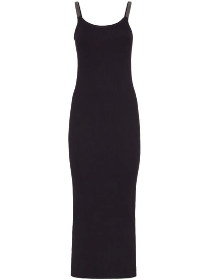 Monili-Embellished Tank Dress