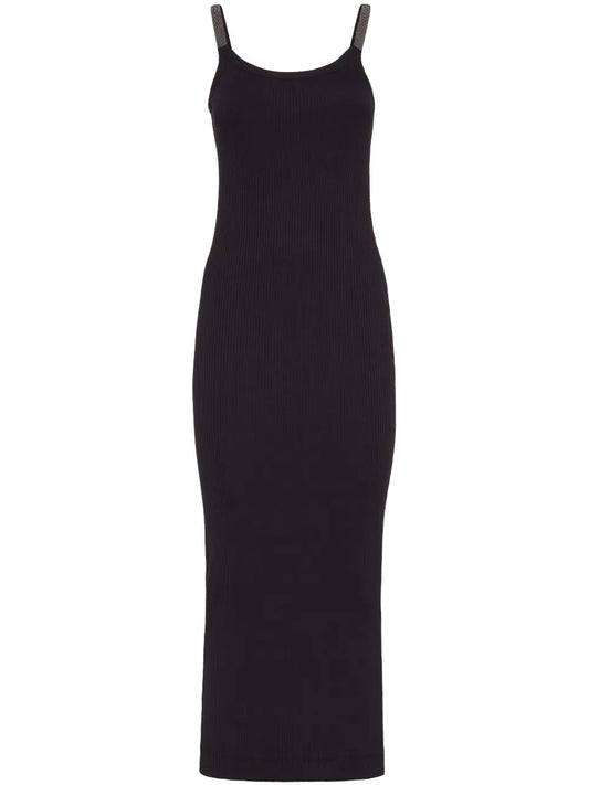 Monili-Embellished Tank Dress