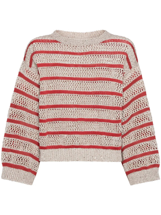 Dazzling Net Sweater