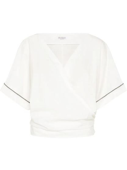 Monili-Embellished Blouse