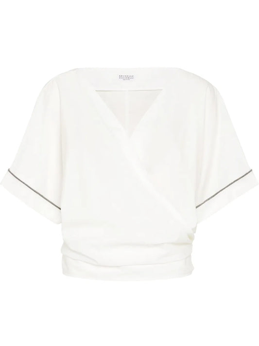 Monili-Embellished Blouse