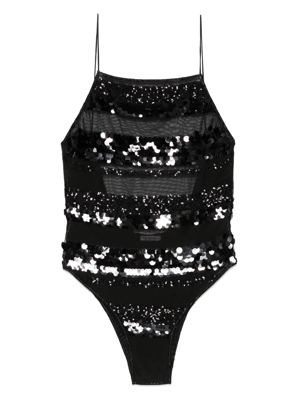 Sequins Stripe Swimsuit