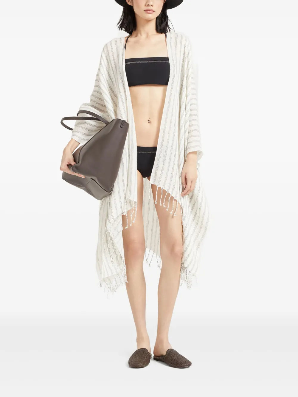 Monili Chain-Embellished Bikini Top