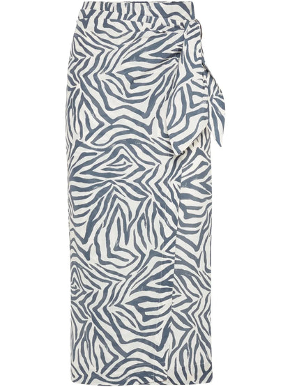 Abstract-Print Skirt