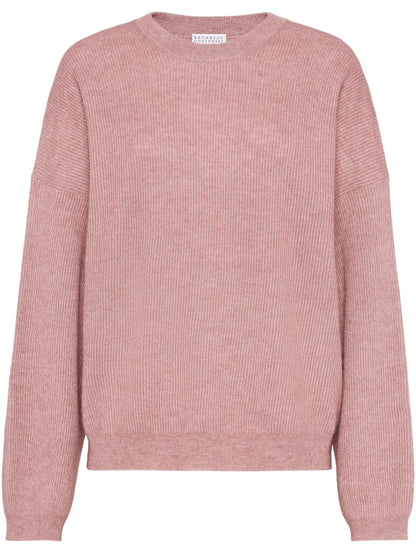 Ribbed-Knit Sweater