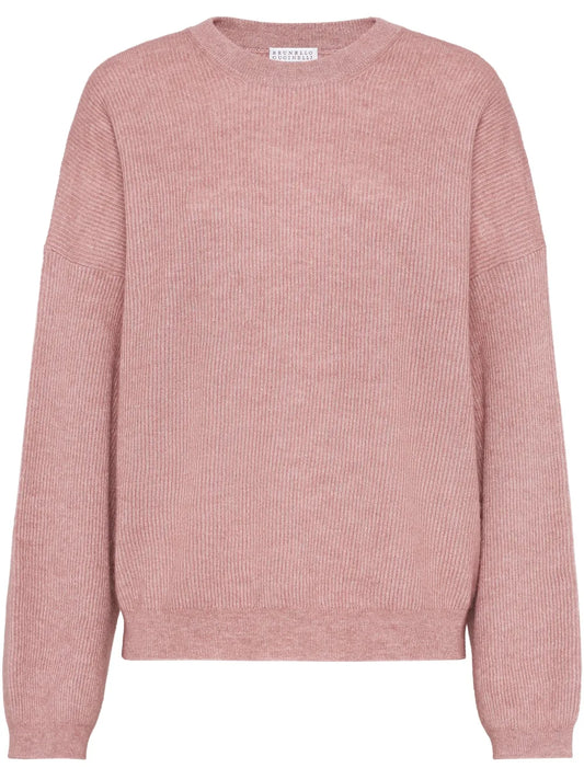 Ribbed-Knit Sweater