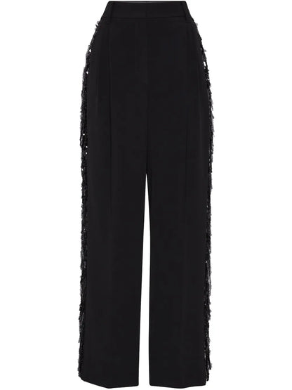 Waterfall Embroidery Trousers