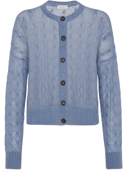 Cable-Knit Cardigan