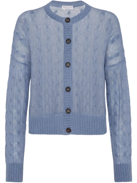 Cable-Knit Cardigan