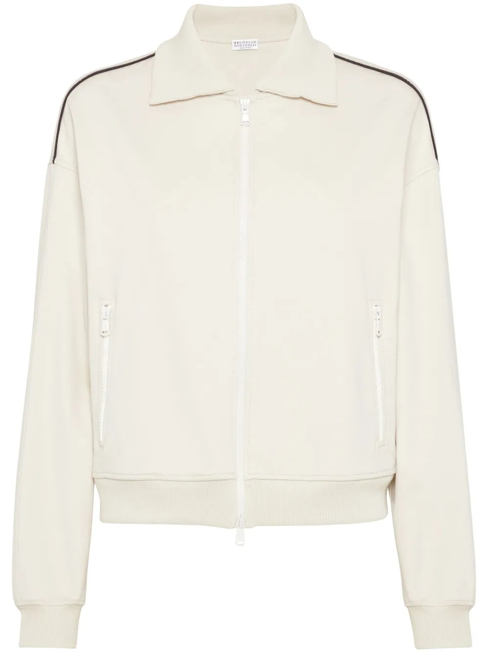 Monili-Embellished Track Jacket