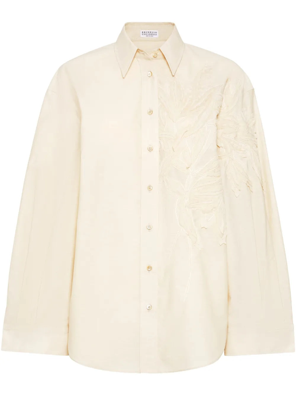 Flora-Appliqué Shirt